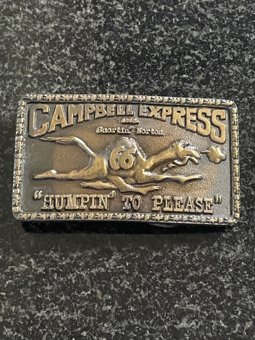 Brass-Tone Belt Buckle - Antique Brass Finish